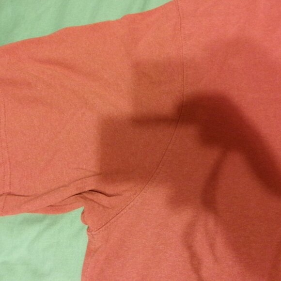 Carhartt K87 Loose Fit Men's 2XL Short Sleeve Work Pocket T-Shirt Red Stained - Picture 2 of 16